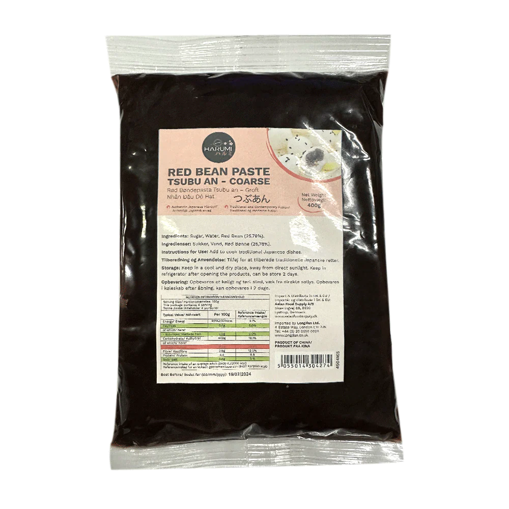 HARUMI Red Bean Paste Tsubu An - Coarse 400g (Case 30)