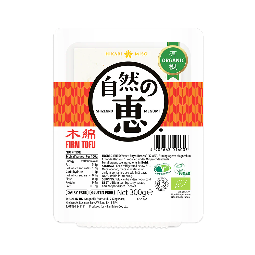HIKARI MISO Shizenno Megumi Organic Tofu Firm 300G