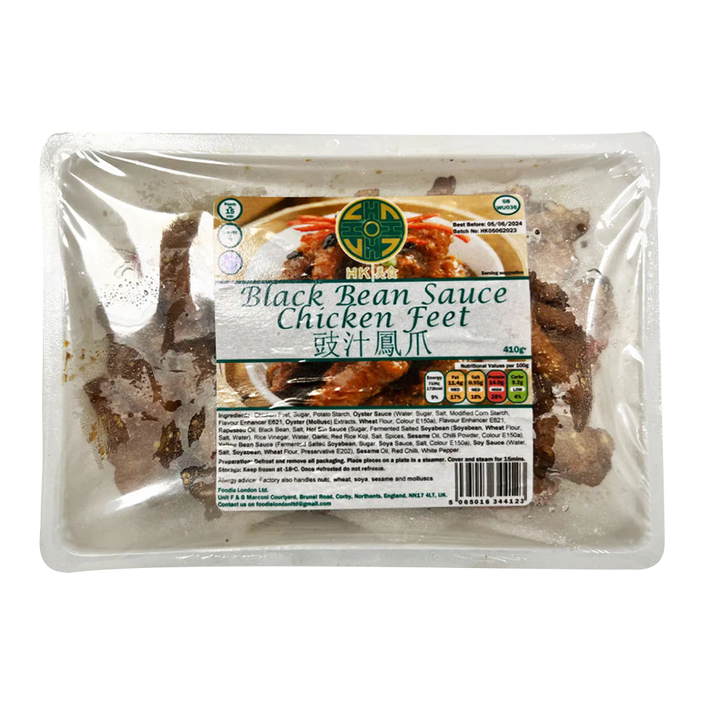 HKDS Black Bean Sauce Chicken Feet 410g (Frozen)