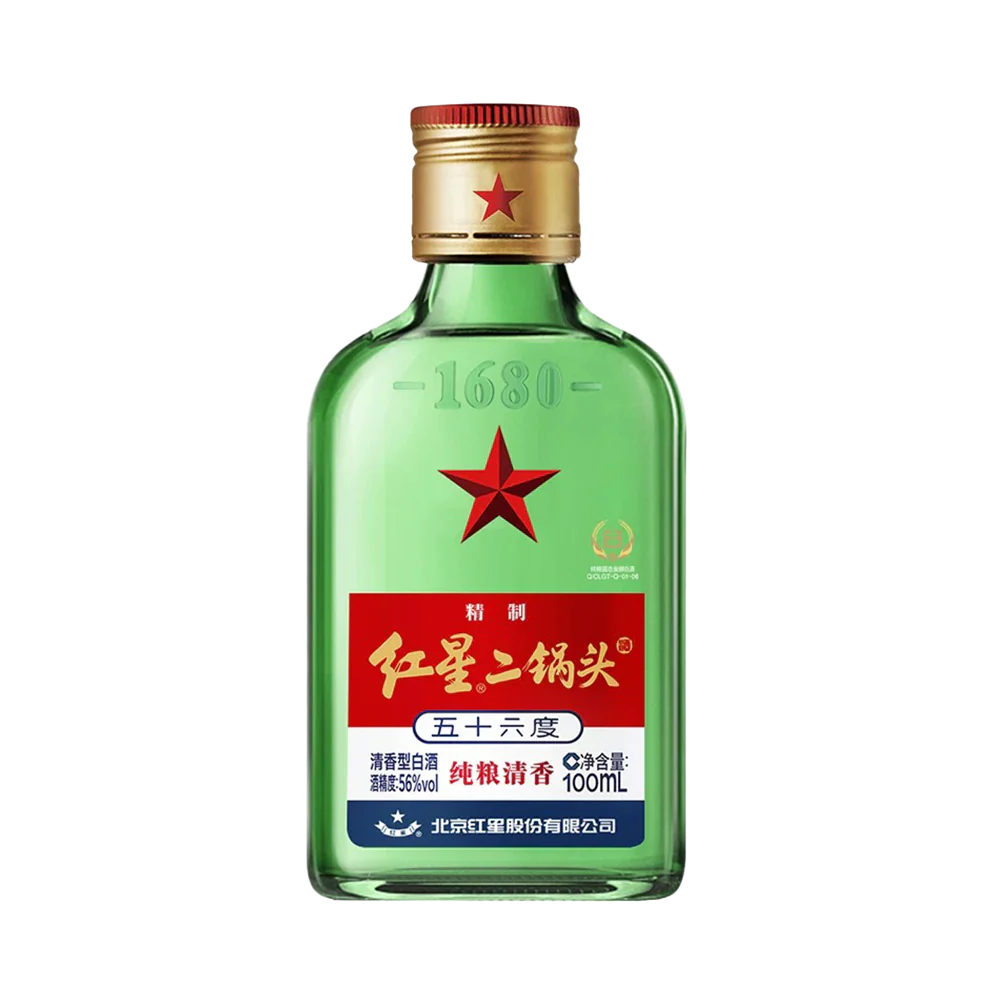 HONGXING Erguotou Sorghum Spirit 56% 100ml