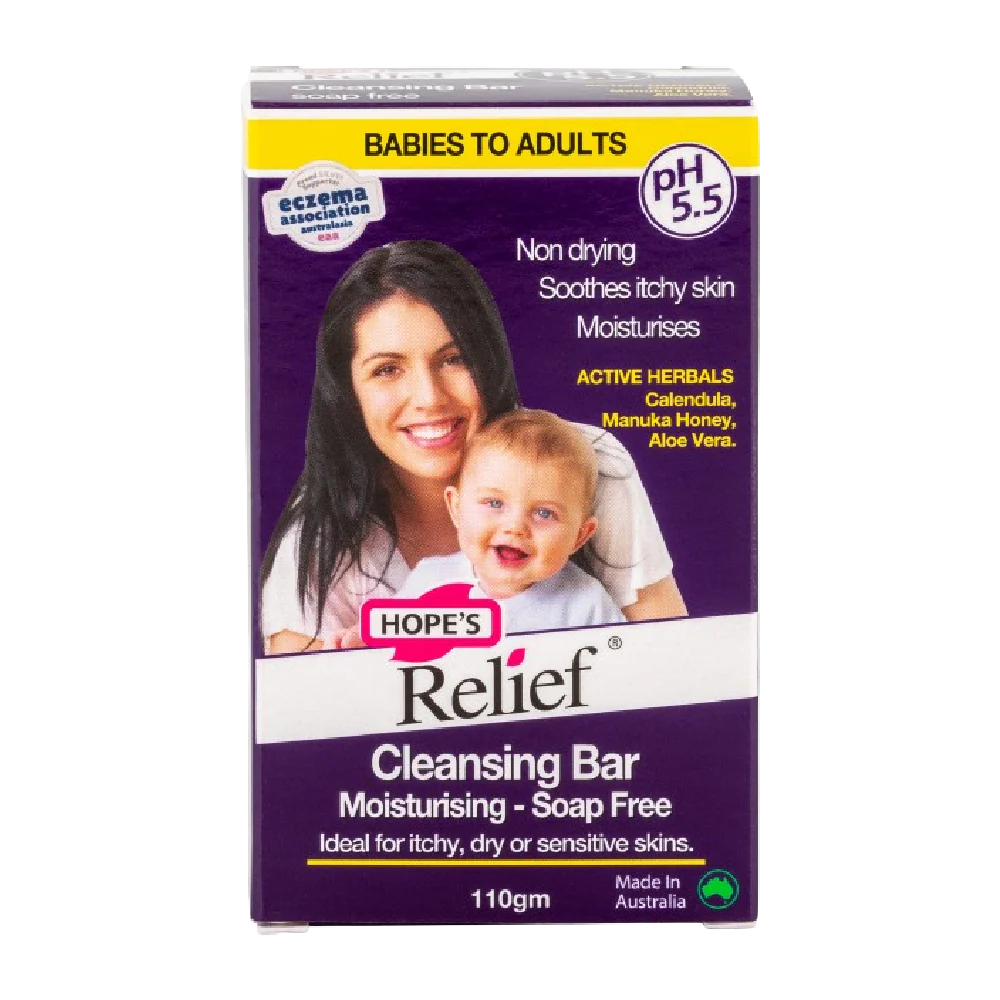 HOPE'S RELIEF Soap Free Cleansing Bar 110G