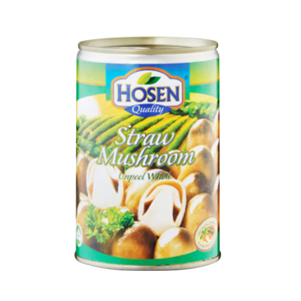 HOSEN Straw Mushroom - Unpeel (Whole) 425g