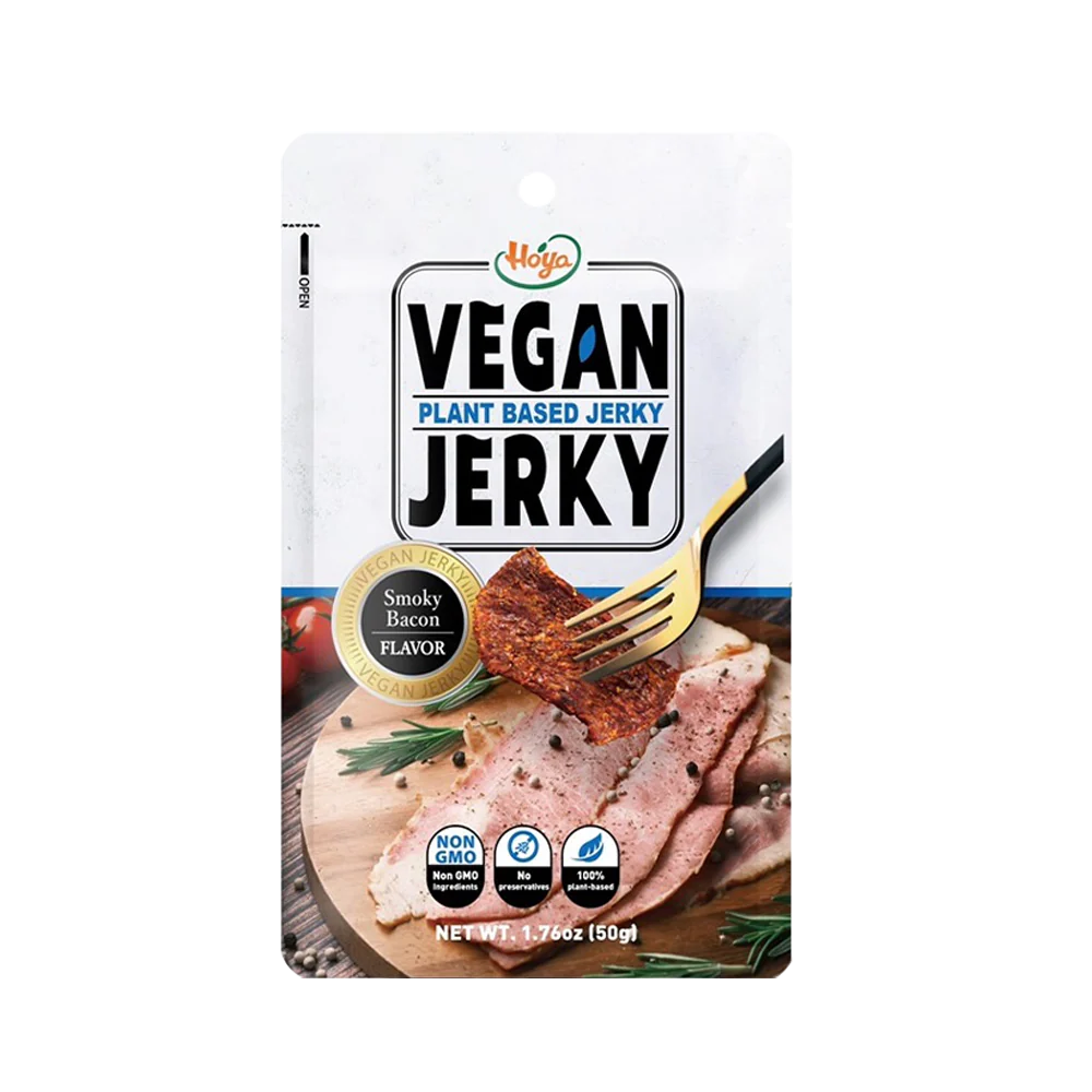 Hoya Vegan Jerky- Smoky Bacon Flavour 50g