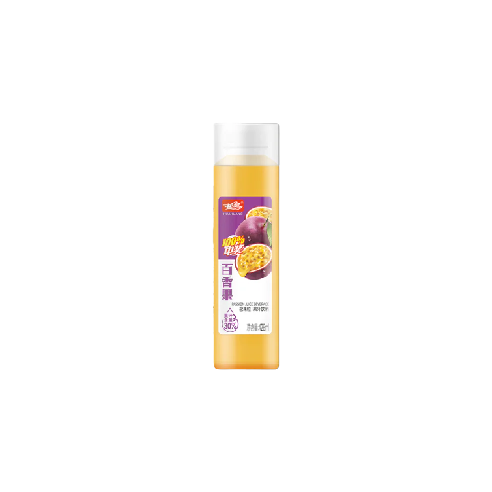 HUA HUANG Passion Fruit Juice With Bits 428ml