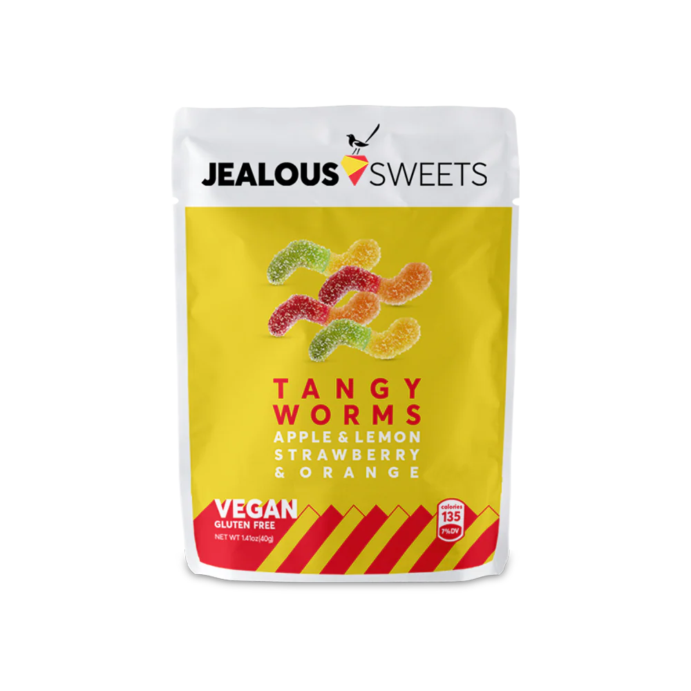 JEALOUS SWEETS Tangy Worms 40g