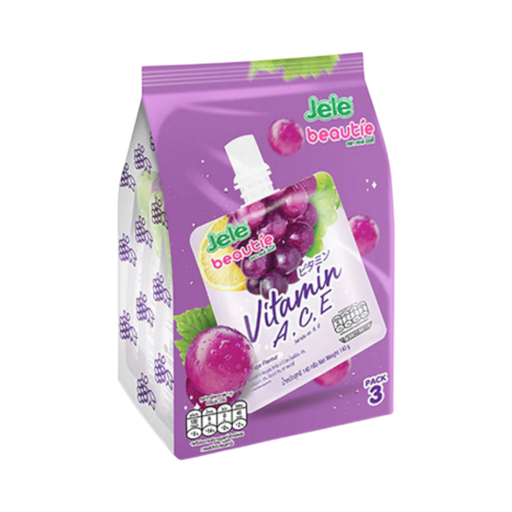 JELE BEAUTIE Jelly White Grape And Lime 420g (3PCS)