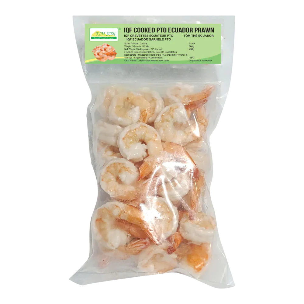 Kim Son Ecuador IQF Cooked PTO 31/40 450g NET (Frozen)