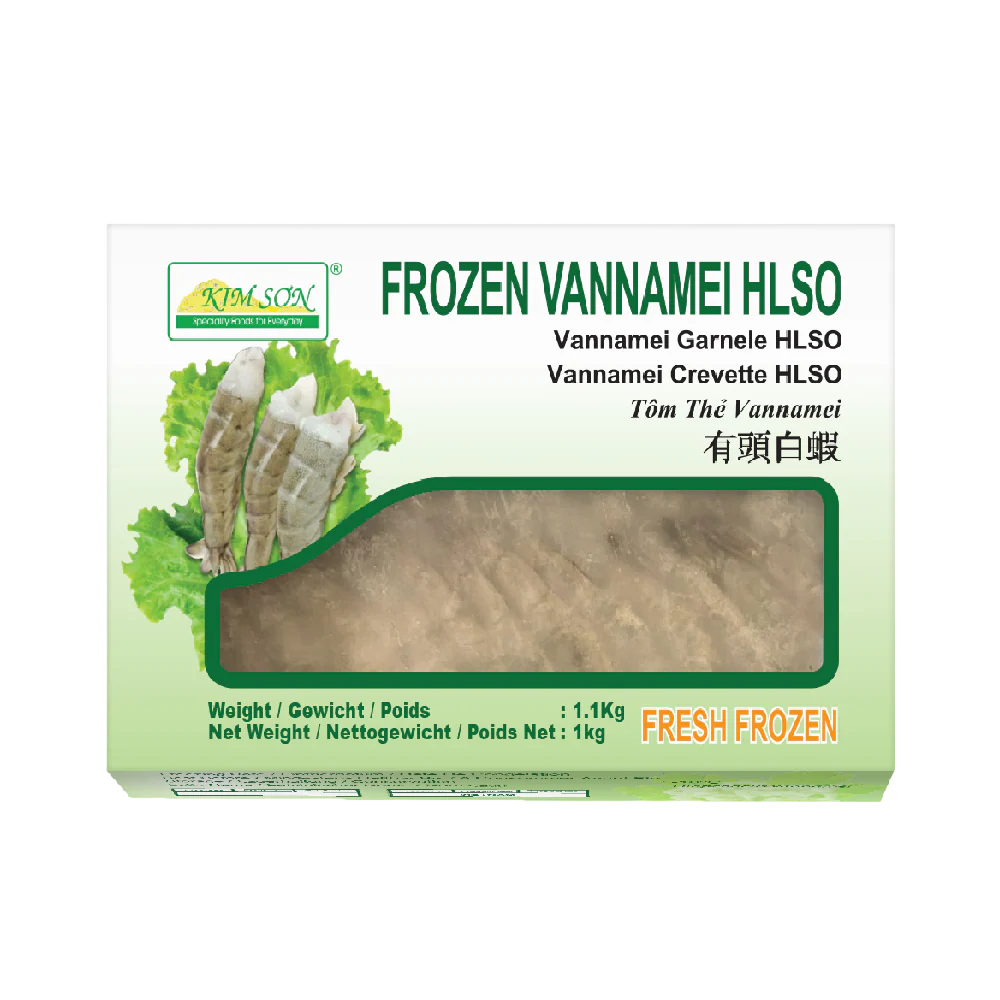 Kim Son Frozen HLSO Vannamei Shrimp  21-25 1kg (Frozen)