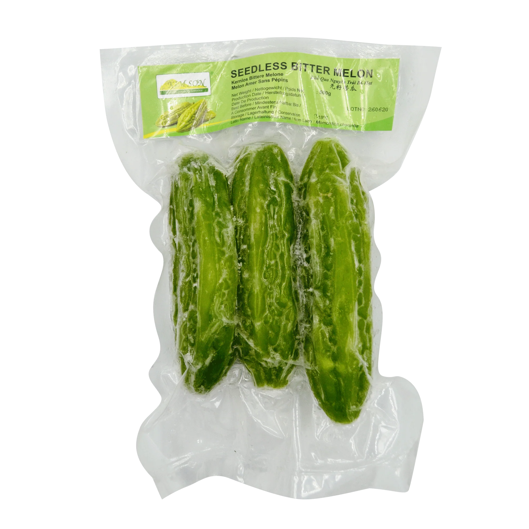 Kim Son Seedless Bitter Melon 500g (Frozen) - Image 2
