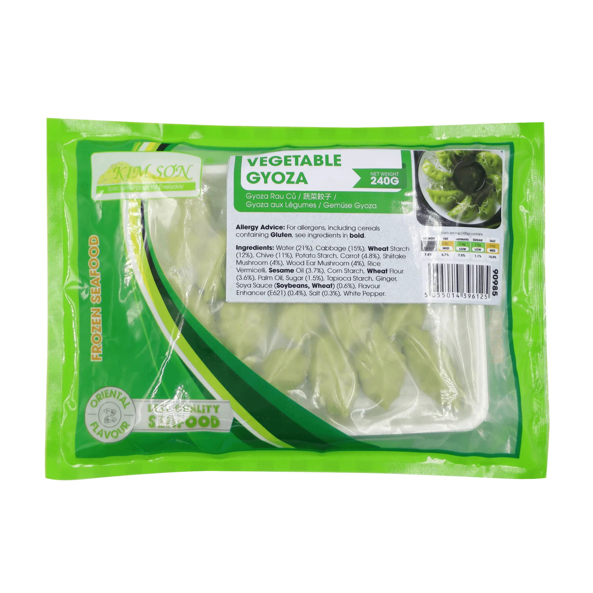 Kim Son Vegetable Gyoza 240g (Frozen)