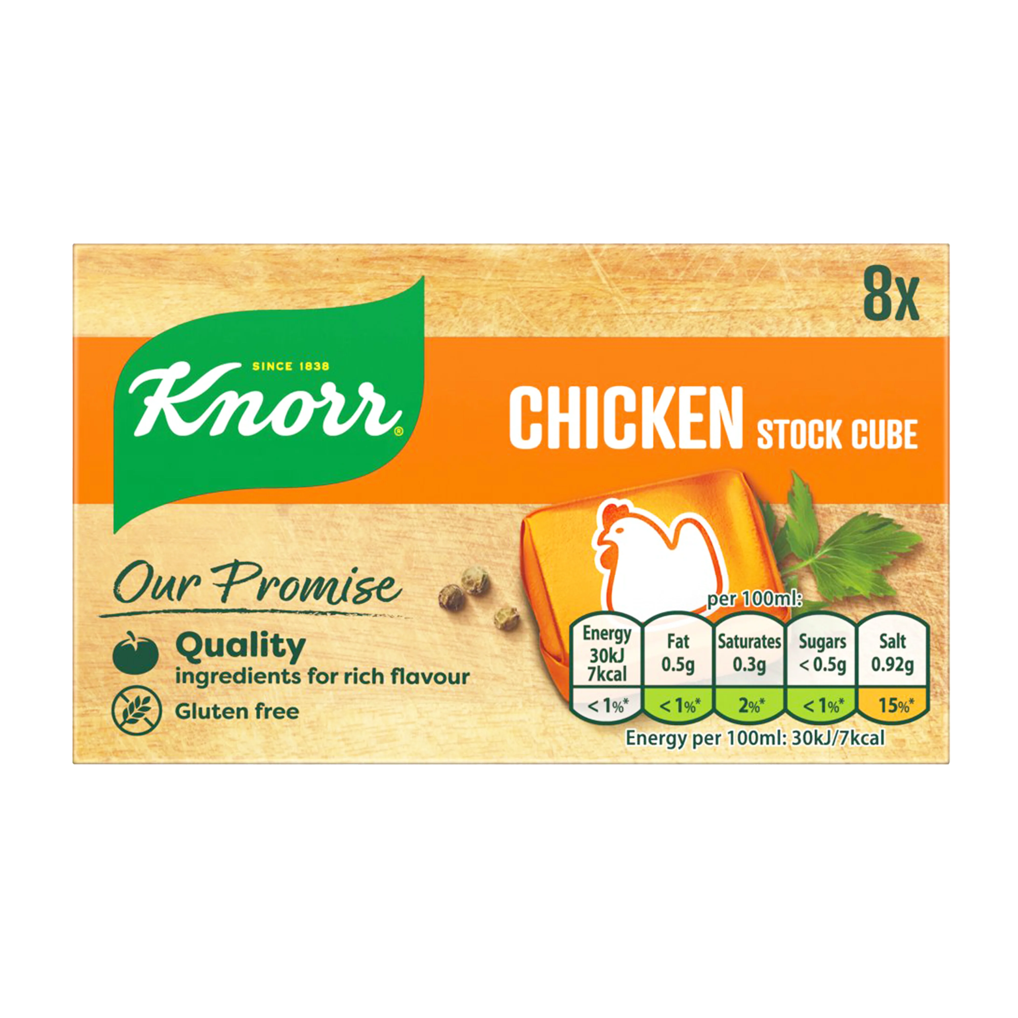 KNORR Chicken Stock Cubes 8x10g