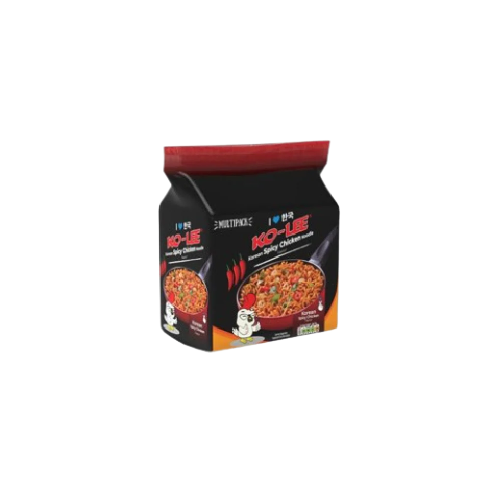 KO LEE Korean Noodles - Spicy Chicken (4 packs) 280g