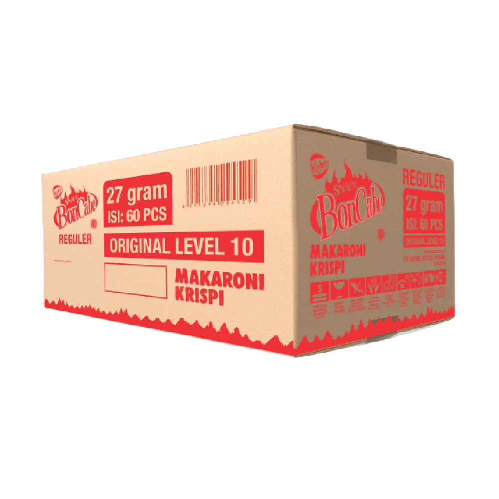 Kobe Bonchili Spicy Macaroni Snack Lv 10 30g (Case 60)
