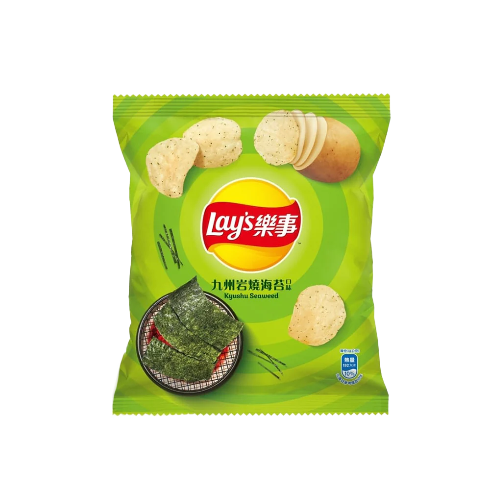 LAY's Crips - Kyushu Rock-yaki Seaweed Flavor 34g