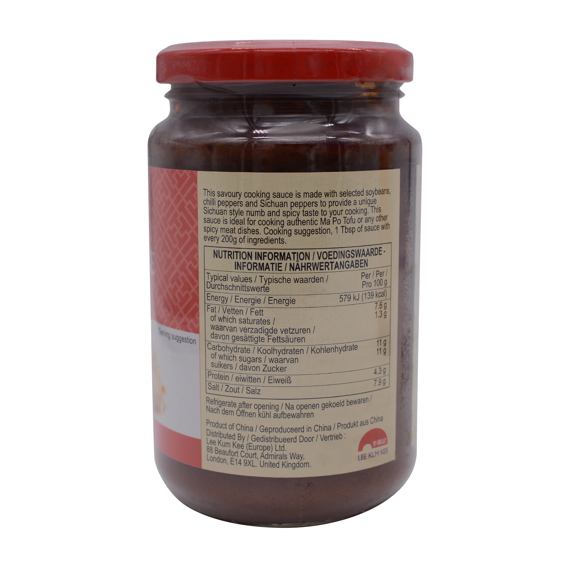 LEE KUM KEE Spicy Bean Sauce 340g - Image 2
