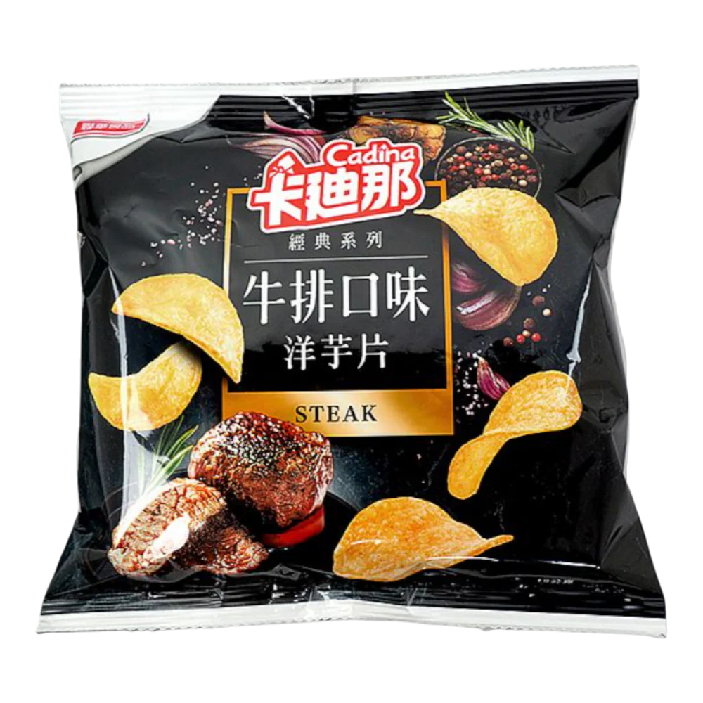 Lian Hwa Foods - Cadina Potato Chips (Steak Flavor) 33g