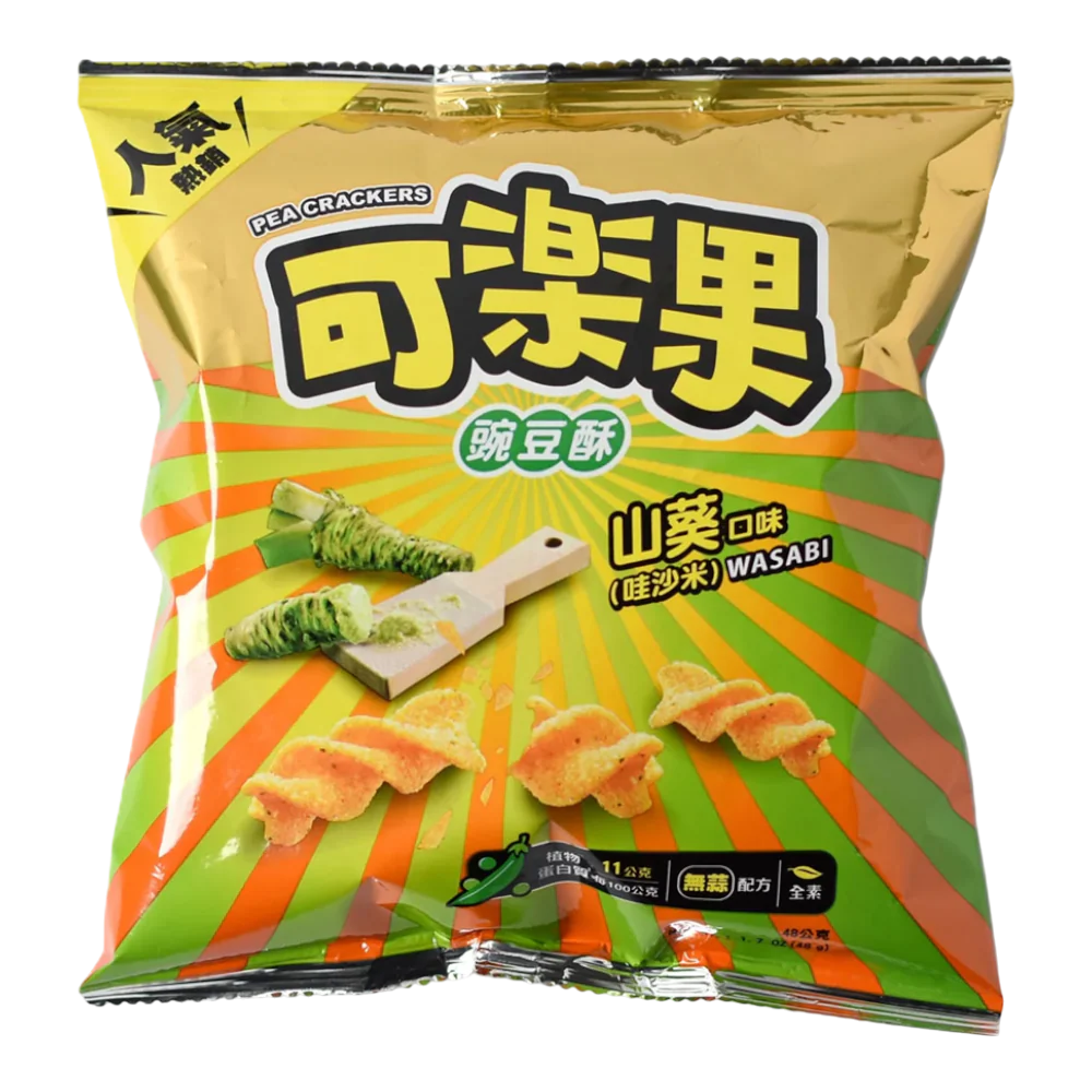 Lian Hwa-Koloke Pea Crackers (Wasabi Flavor) 48g