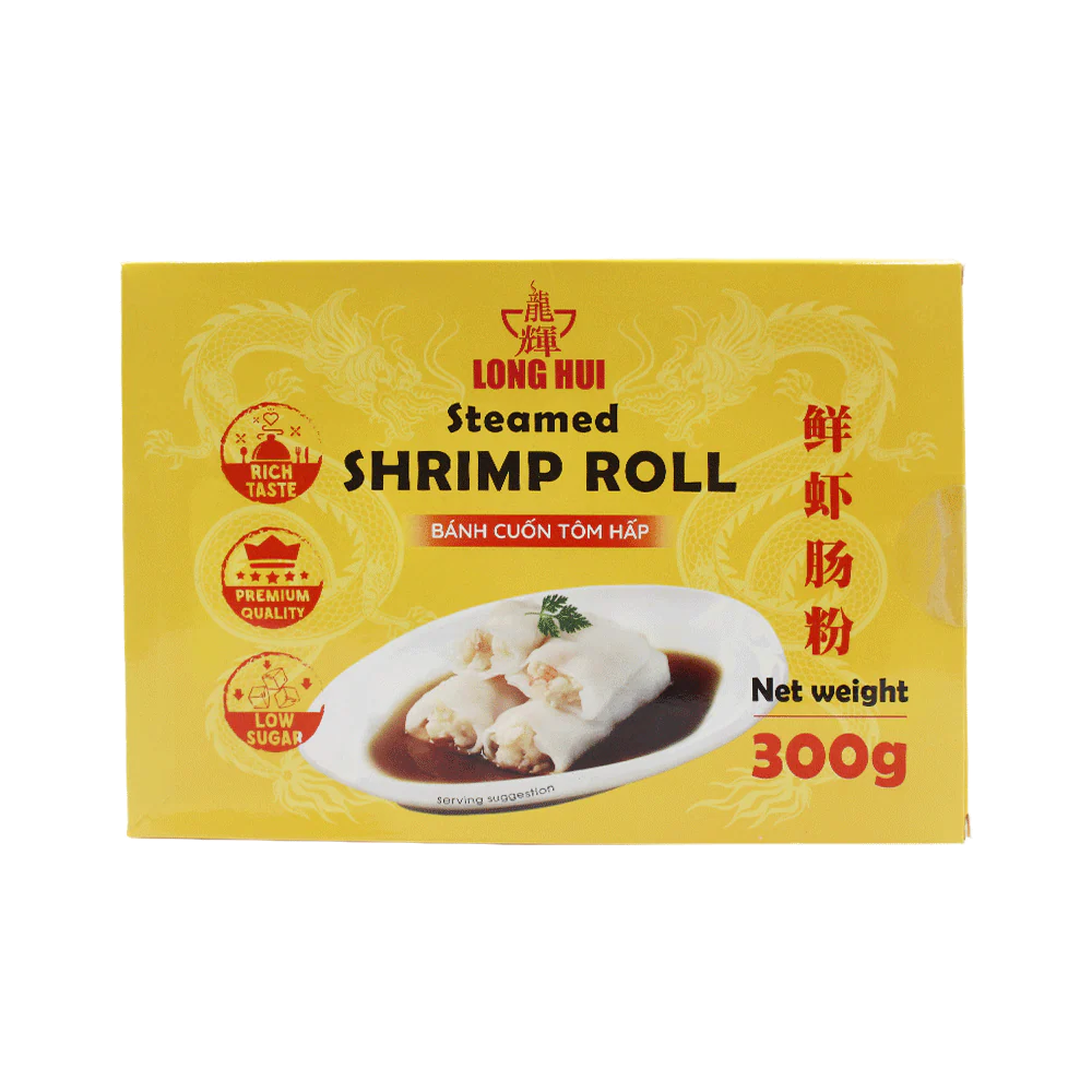 LONG HUI Steamed Shrimp Roll 300g (Frozen)