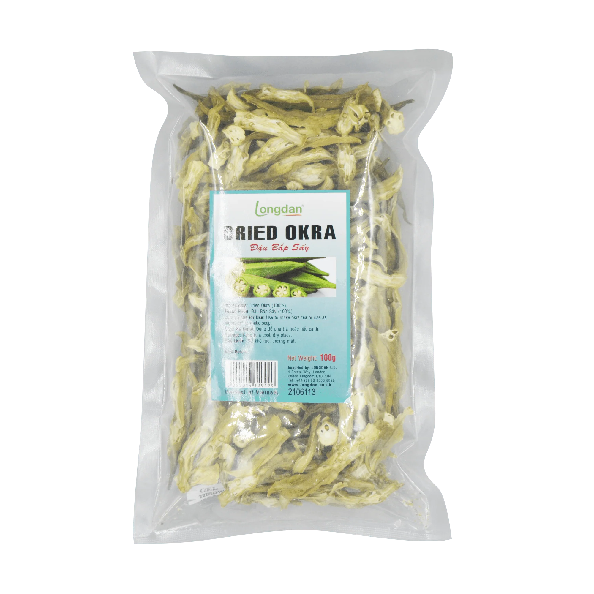 Longdan Dried Okra 100g (Case 50)