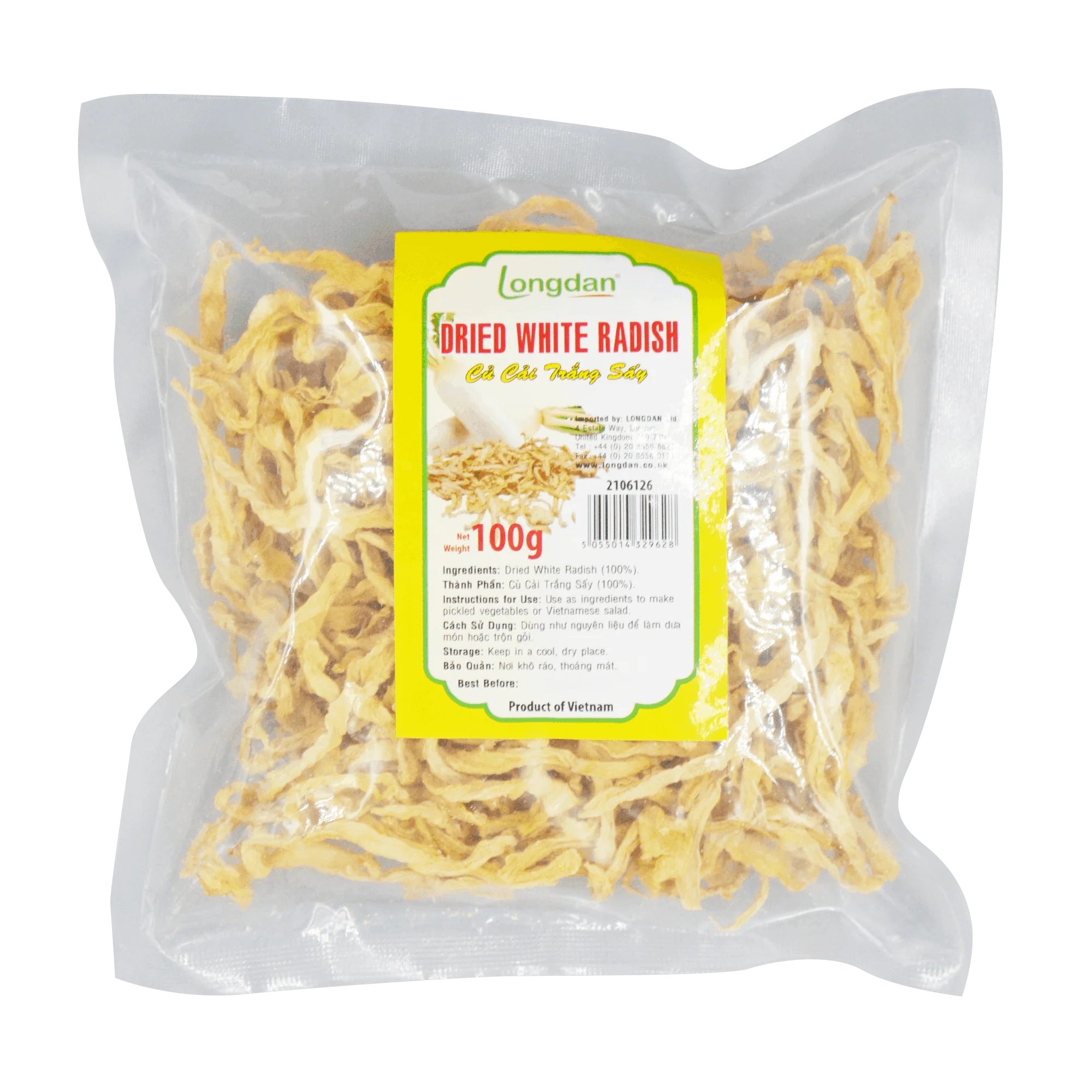Longdan Dried White Radish 100g