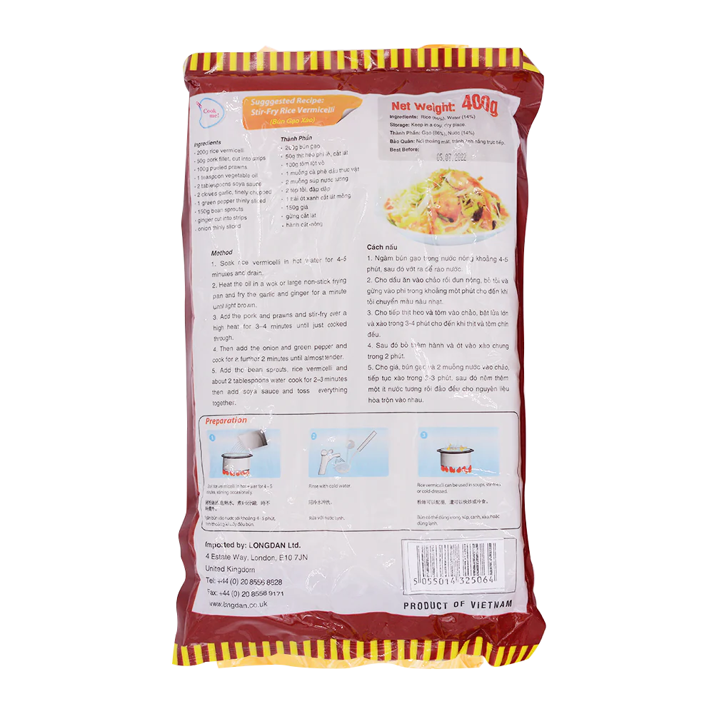 Longdan Imperial Rice Verm 1.4mm 400g - Image 2