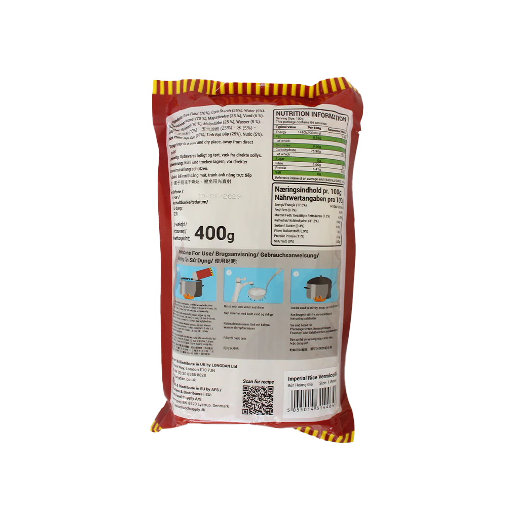 Longdan Imperial Rice Verm 1.8mm 400g - Image 2