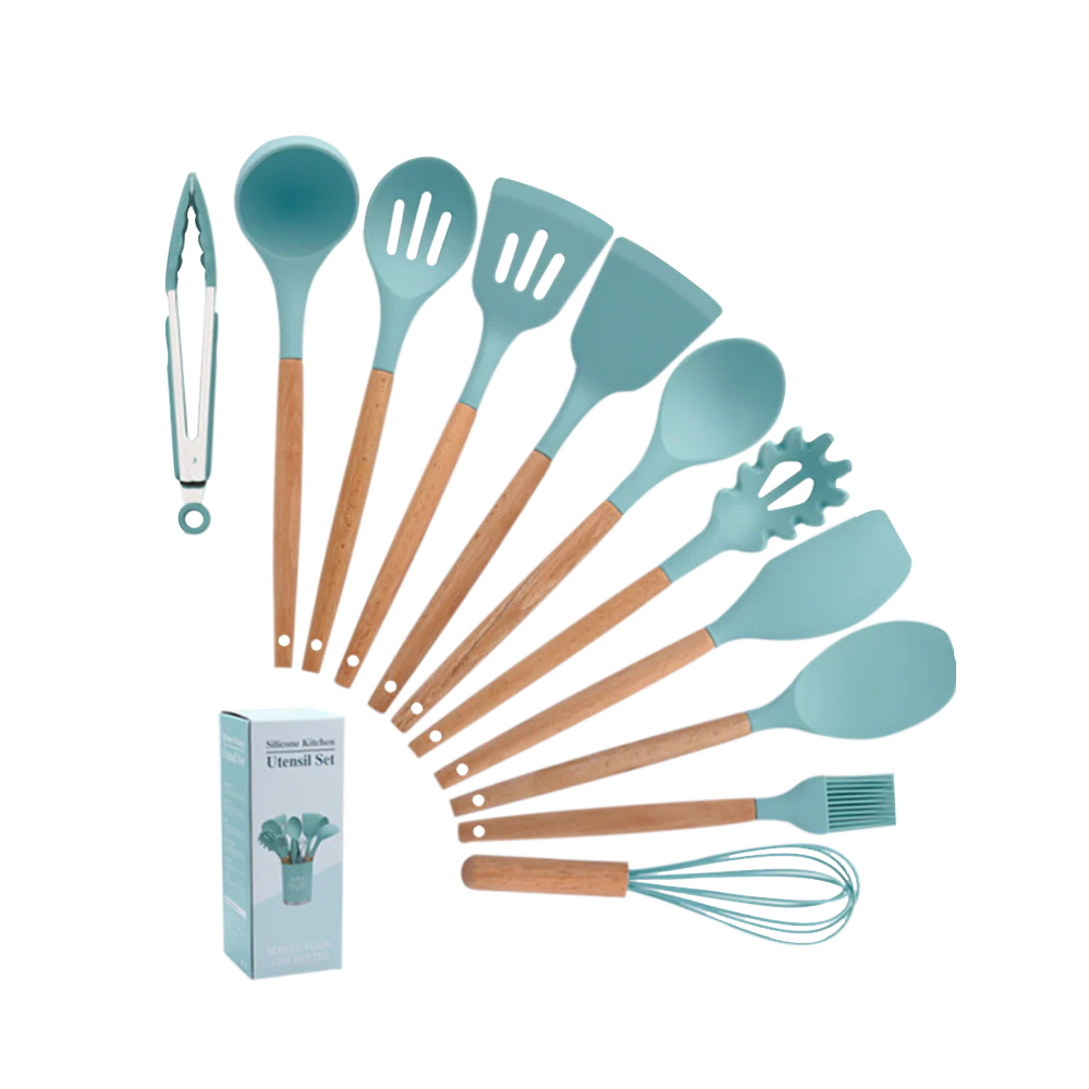 Longdan Kitchen Utensils Set 12 pcs - Blue