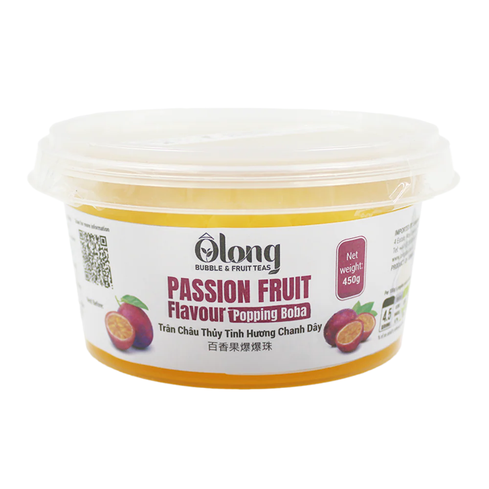 Olong Passion Fruit Popping Boba 450g