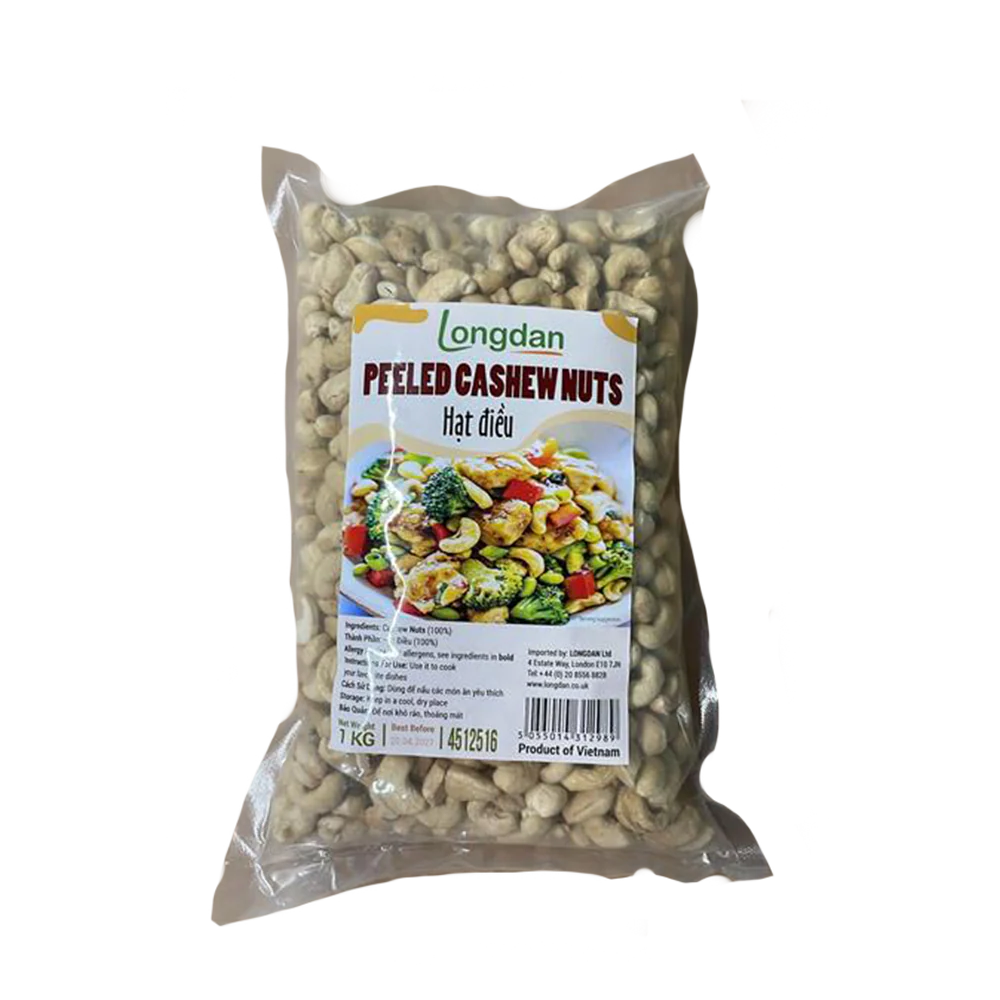 LONGDAN Peeled Cashew Nuts 1kg (Case 20)