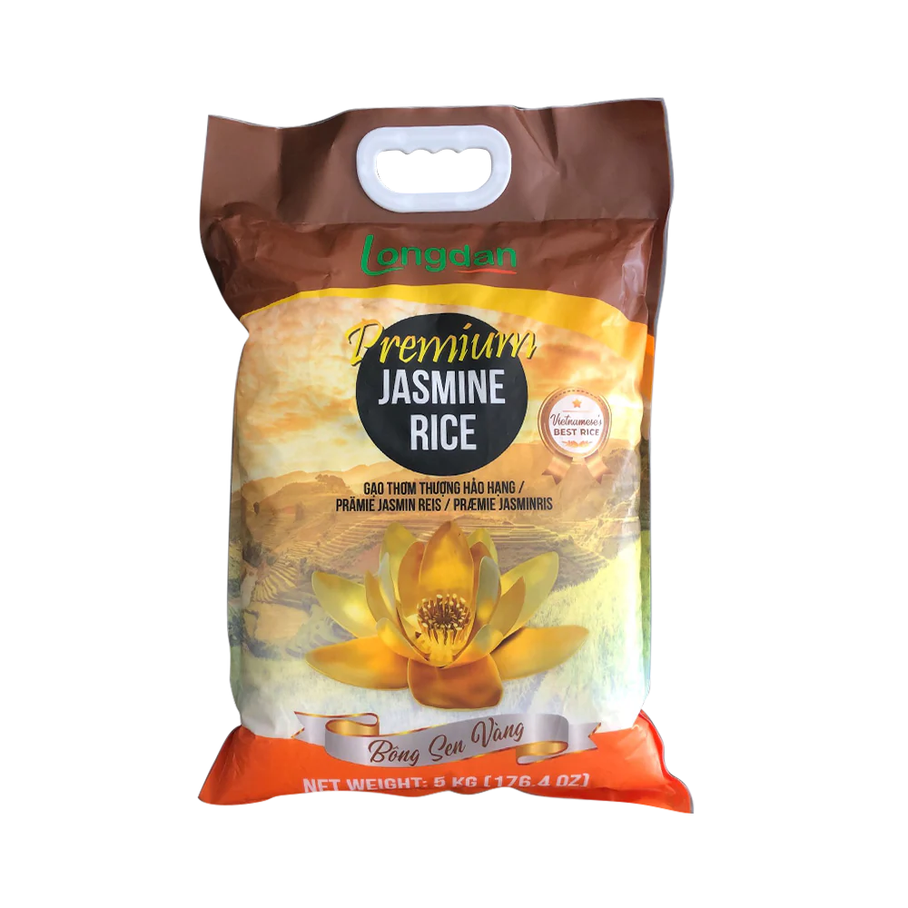 Longdan Premium Jasmine Rice 5kg (Case 2)