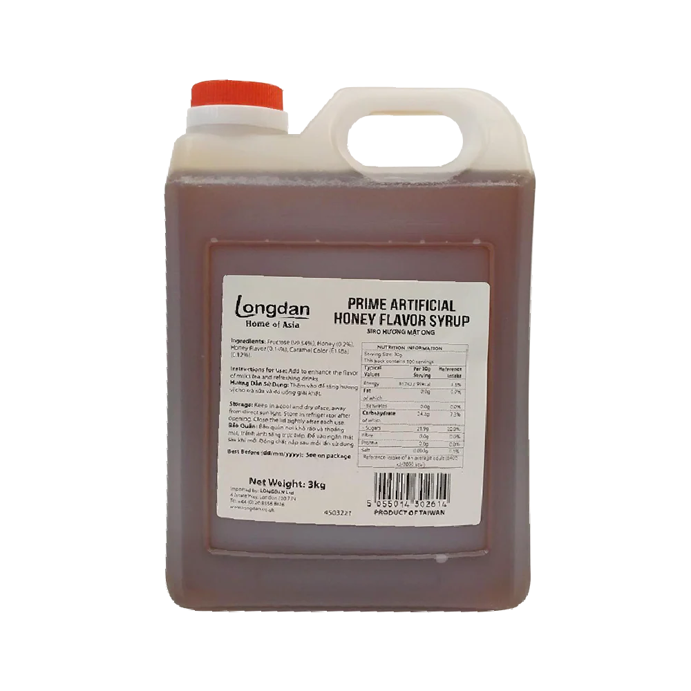 Longdan Prime Artificial Honey Flavor Syrup 3kg