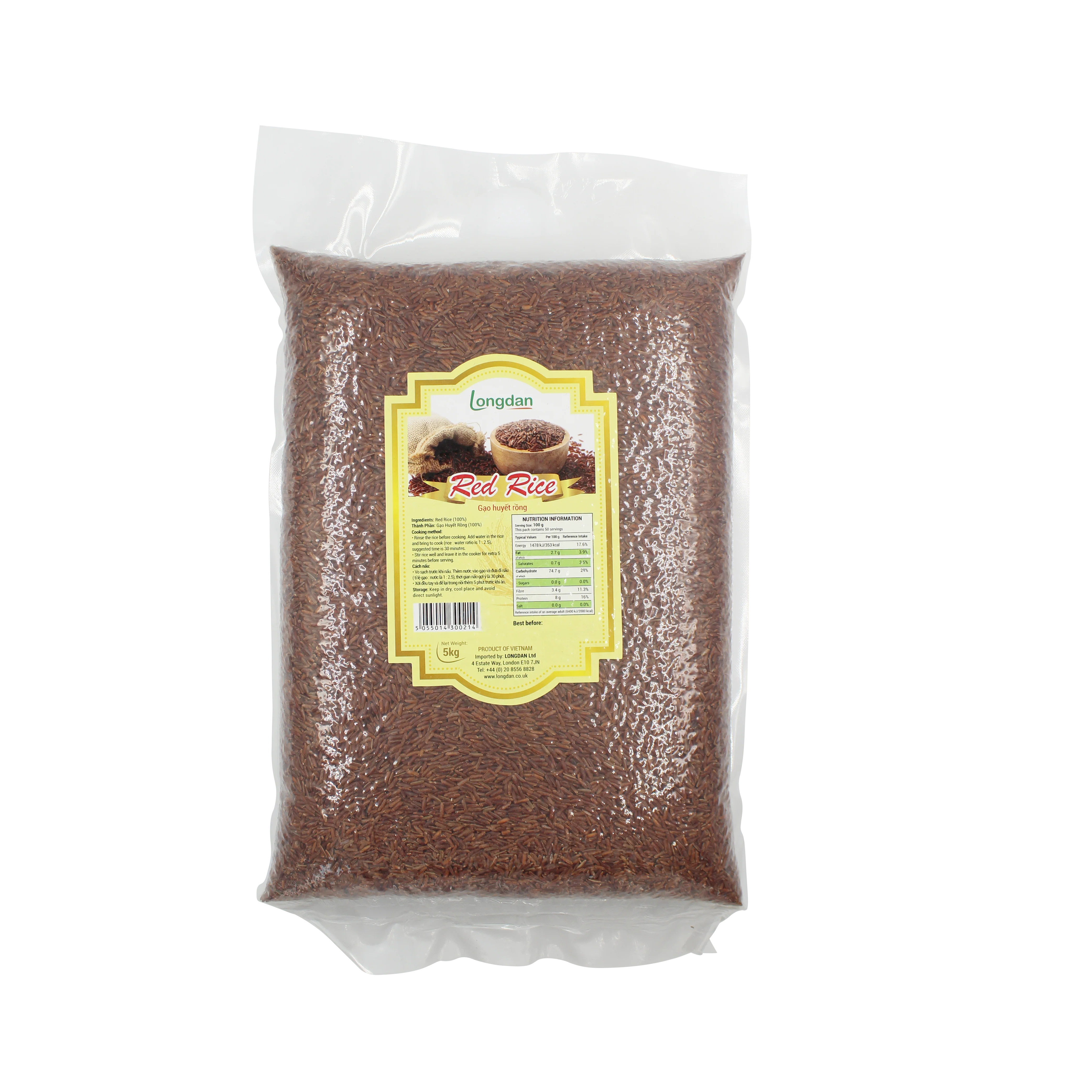Longdan Red Rice 5kg