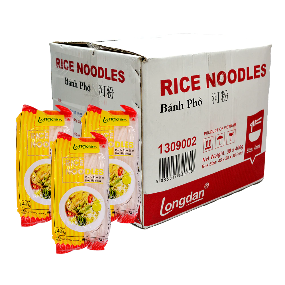 LONGDAN Rice Noodles 4mm 400g (Case 30)