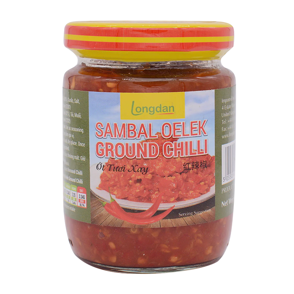 Longdan Sambal Oelek Ground Chilli 250G (Case 24)