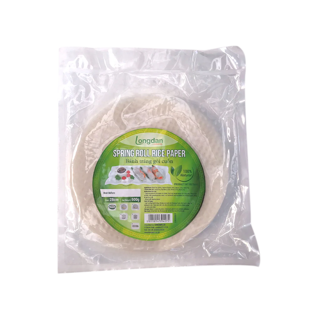 Longdan Spring Roll Rice Paper 28cm 500g