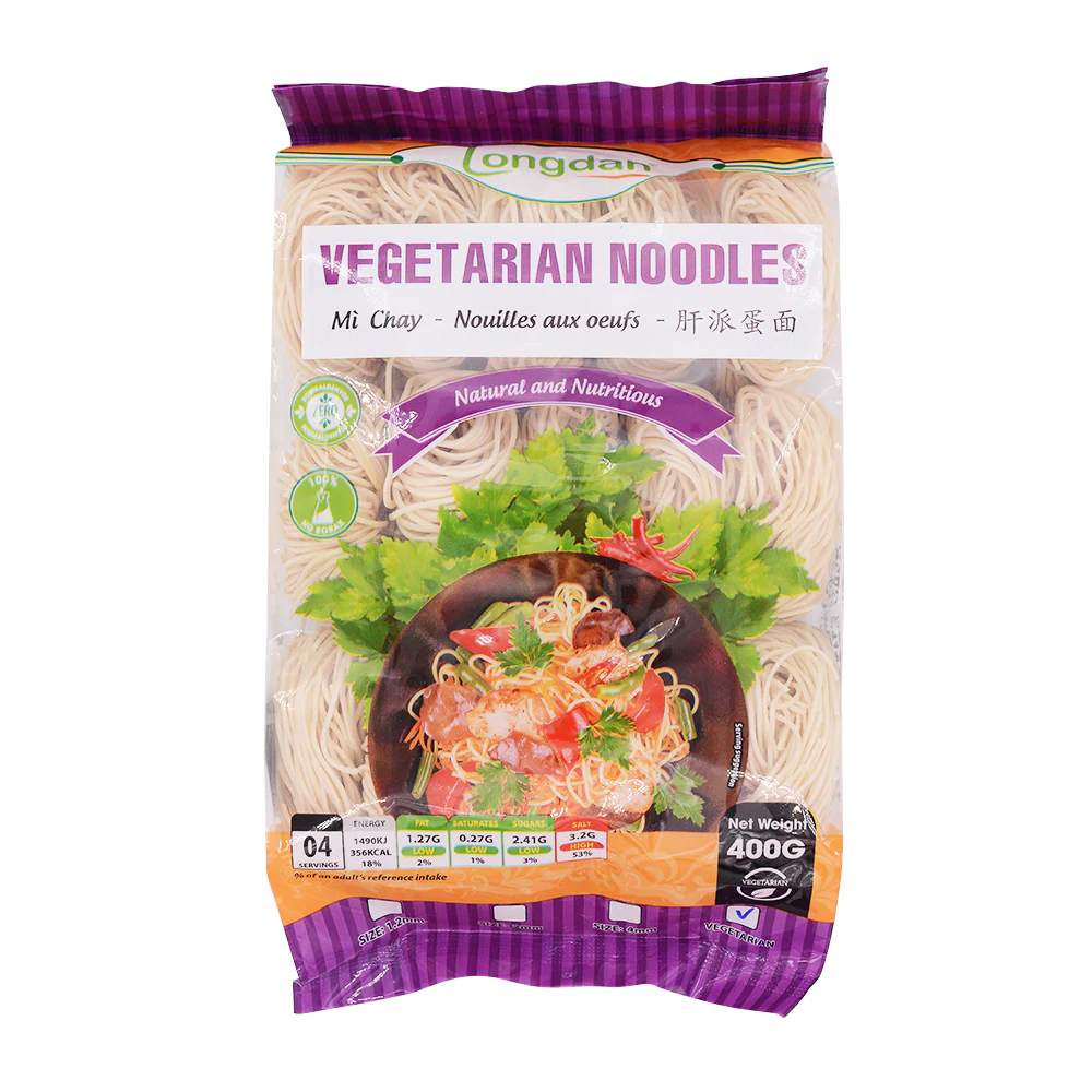 Longdan Vegetarian Noodles 1.2mm 500g (Case 30)