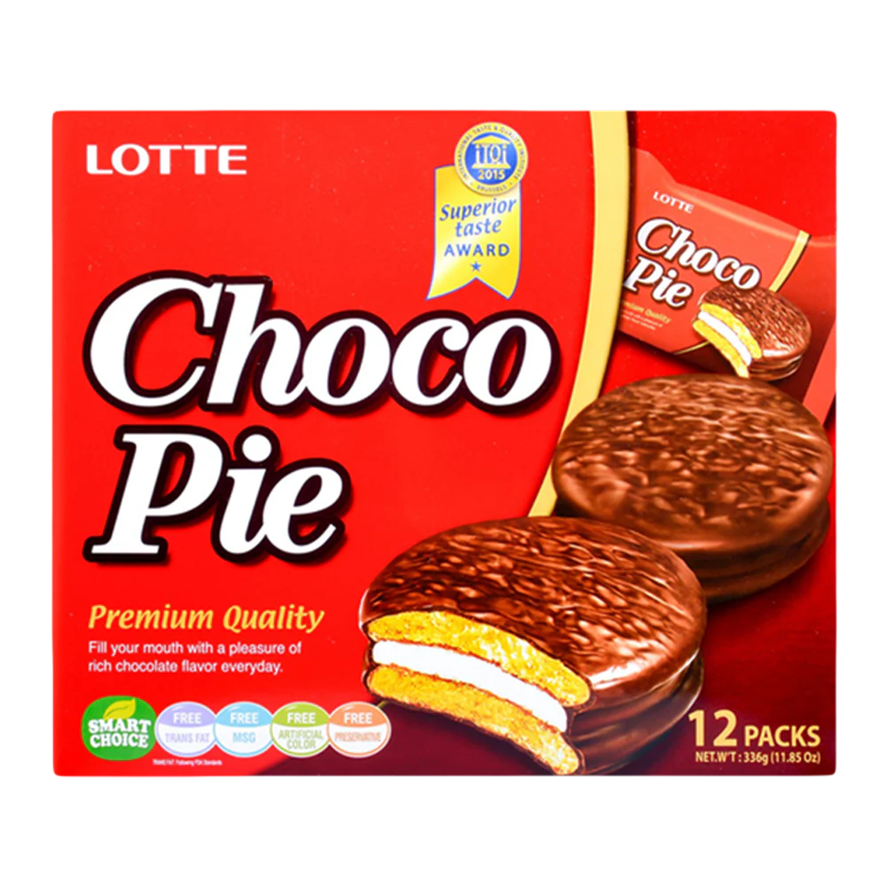 LOTTE Choco Pie - Original 336g (12pcs)