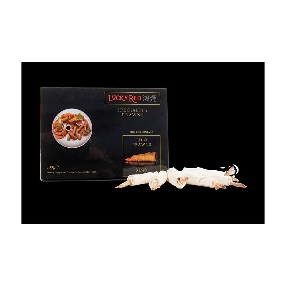 LUCKY RED Filo Prawn 31/40 500g (Frozen)