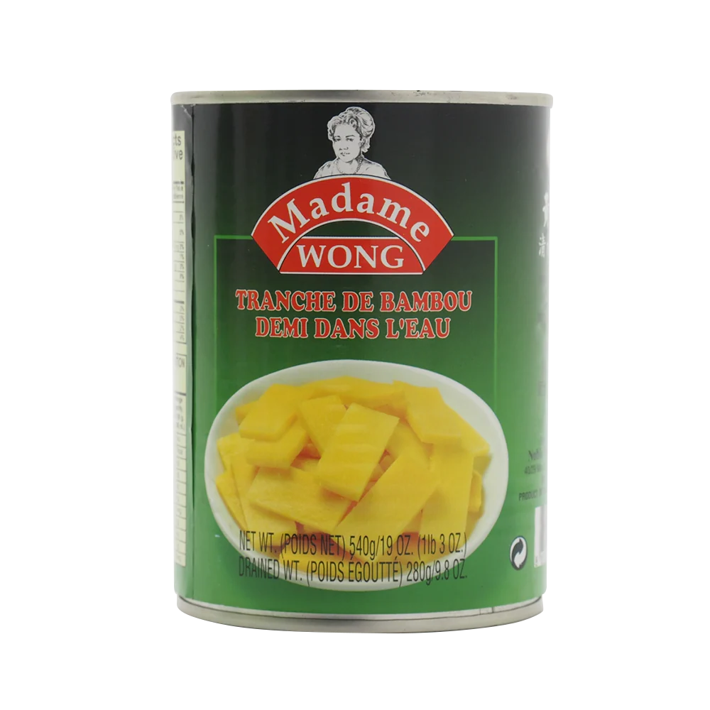 MADAME WONG Canned Bamboo Shoot Slice 540g