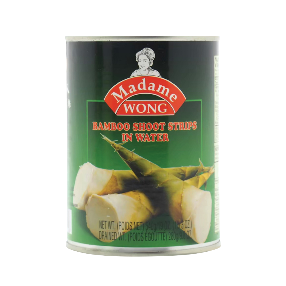 MADAME WONG Canned Bamboo Shoot Strips 540g