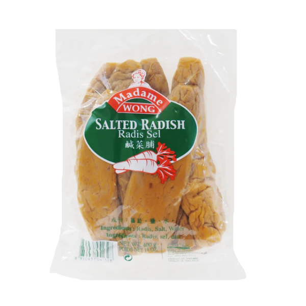 MADAME WONG Salted Radish (Whole) 400g (Case 50)