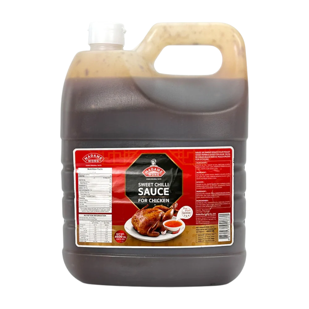 MADAME WONG Sweet Chilli Sauce For Chicken 4.5kg (Case 3)