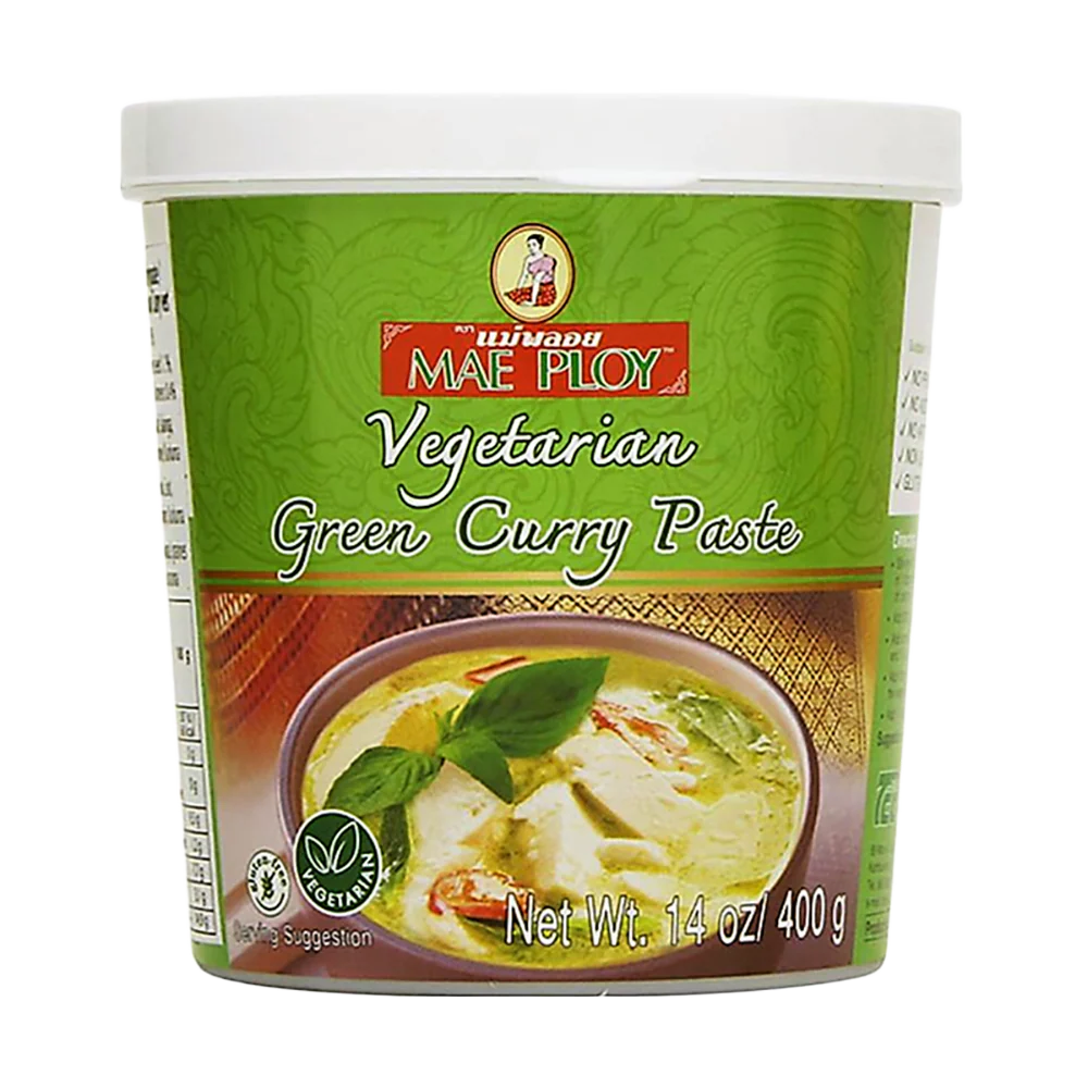 Mae Ploy Vegetarian Green Curry Paste 400g