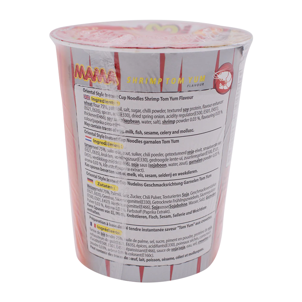 MAMA Cup Noodles - Tom Yum 70g - Image 4