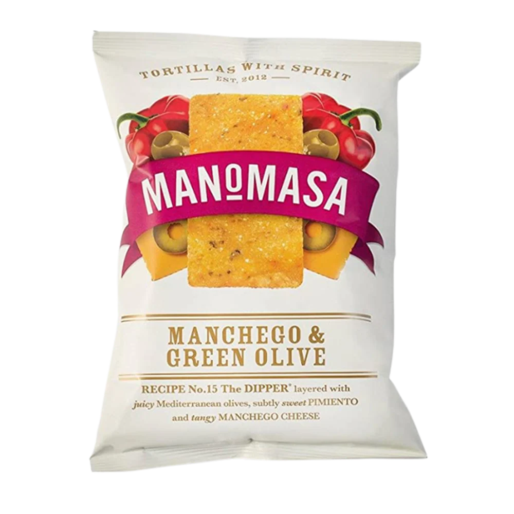 MANOMASA Tortilla - Manchego & Olive 160g
