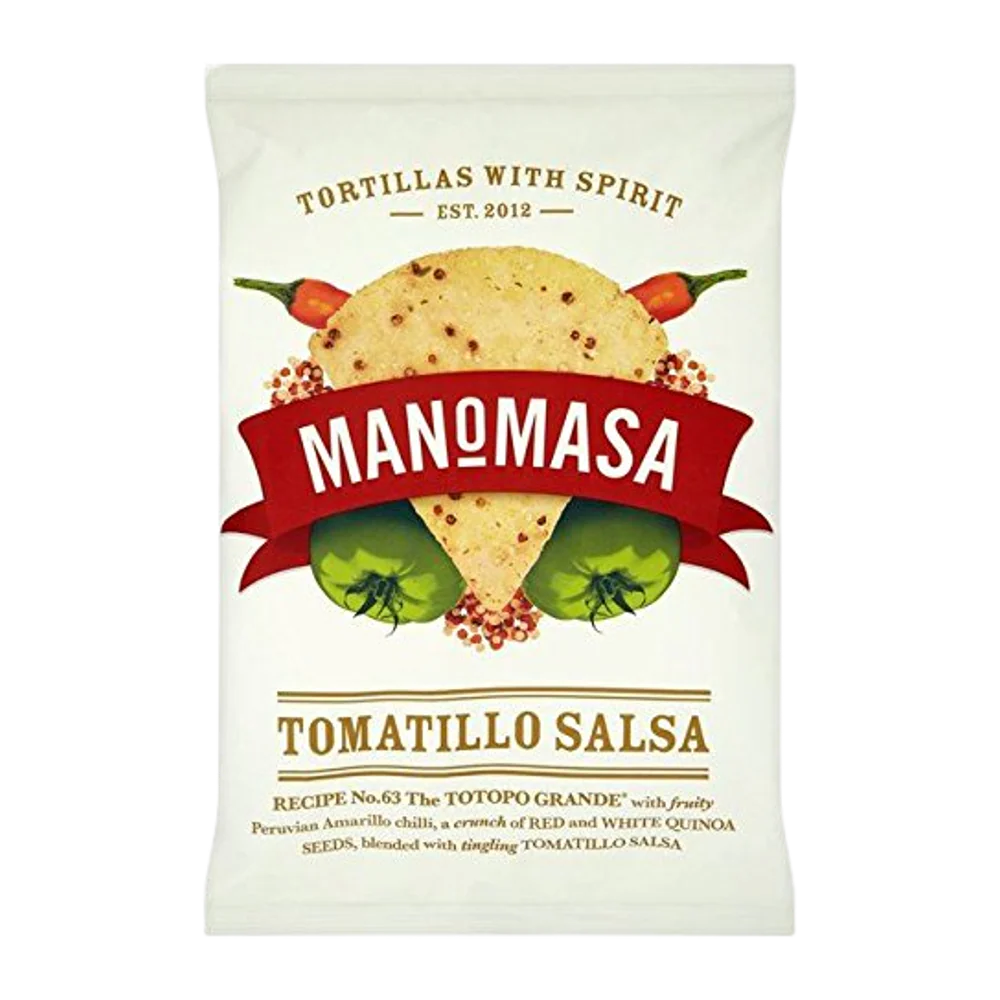 MANOMASA Tortilla - Tomatillo Salsa 140g