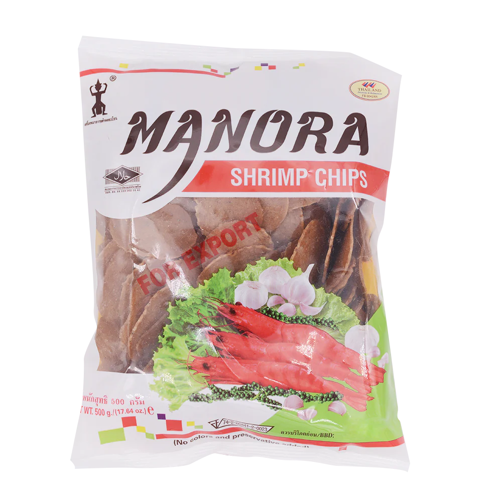 MANORA Uncooked Shrimp Chips 500g