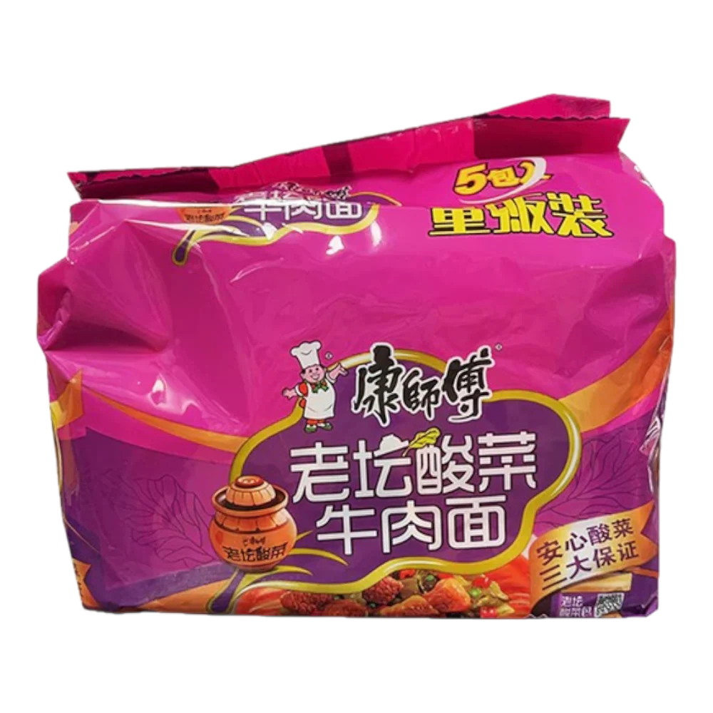 MASTER KONG KSF Noodles - Pickled Vegetables Beef 117g (ICase 5)