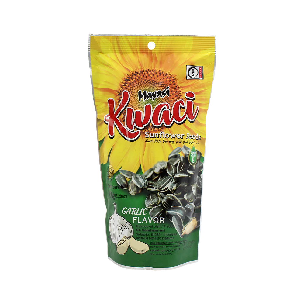 Mayasi Kwaci Sunflower Seeds - Garlic Flv 150g (Case 48)