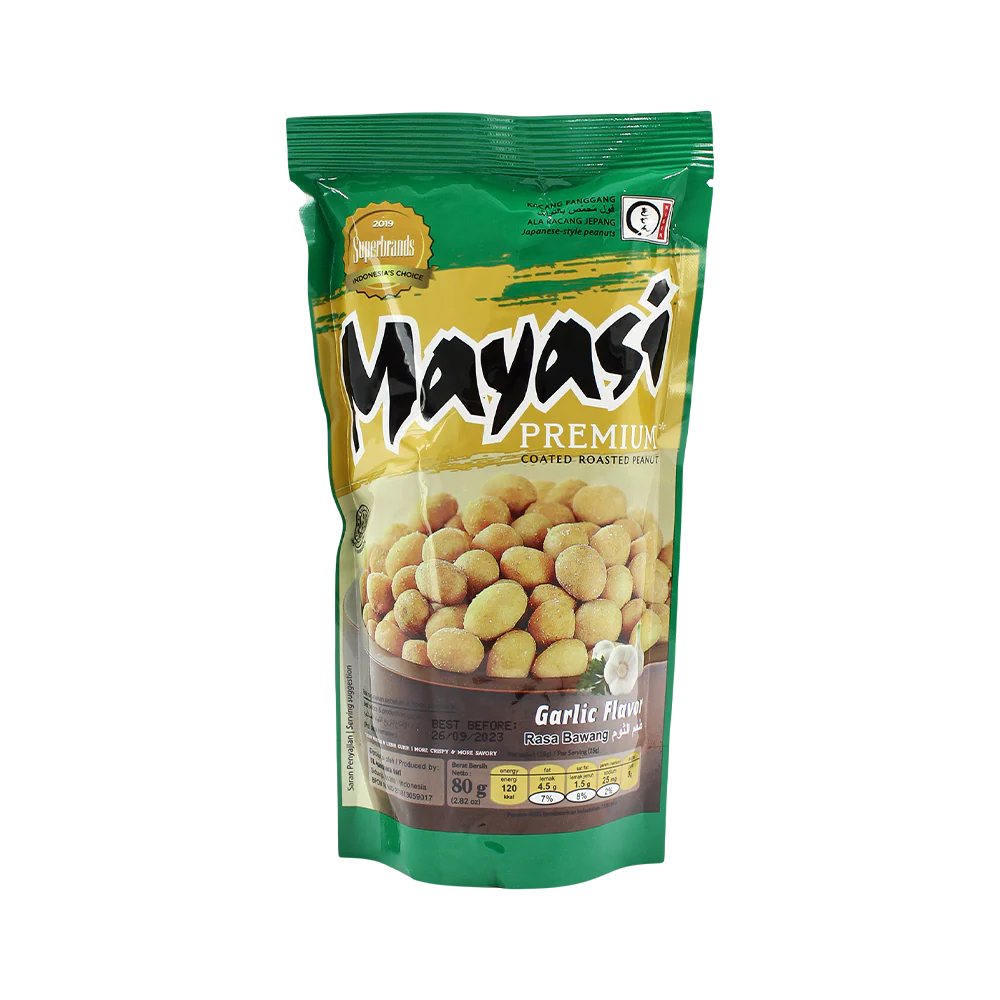 Mayasi Peanut Premium Garlic Flv 80g